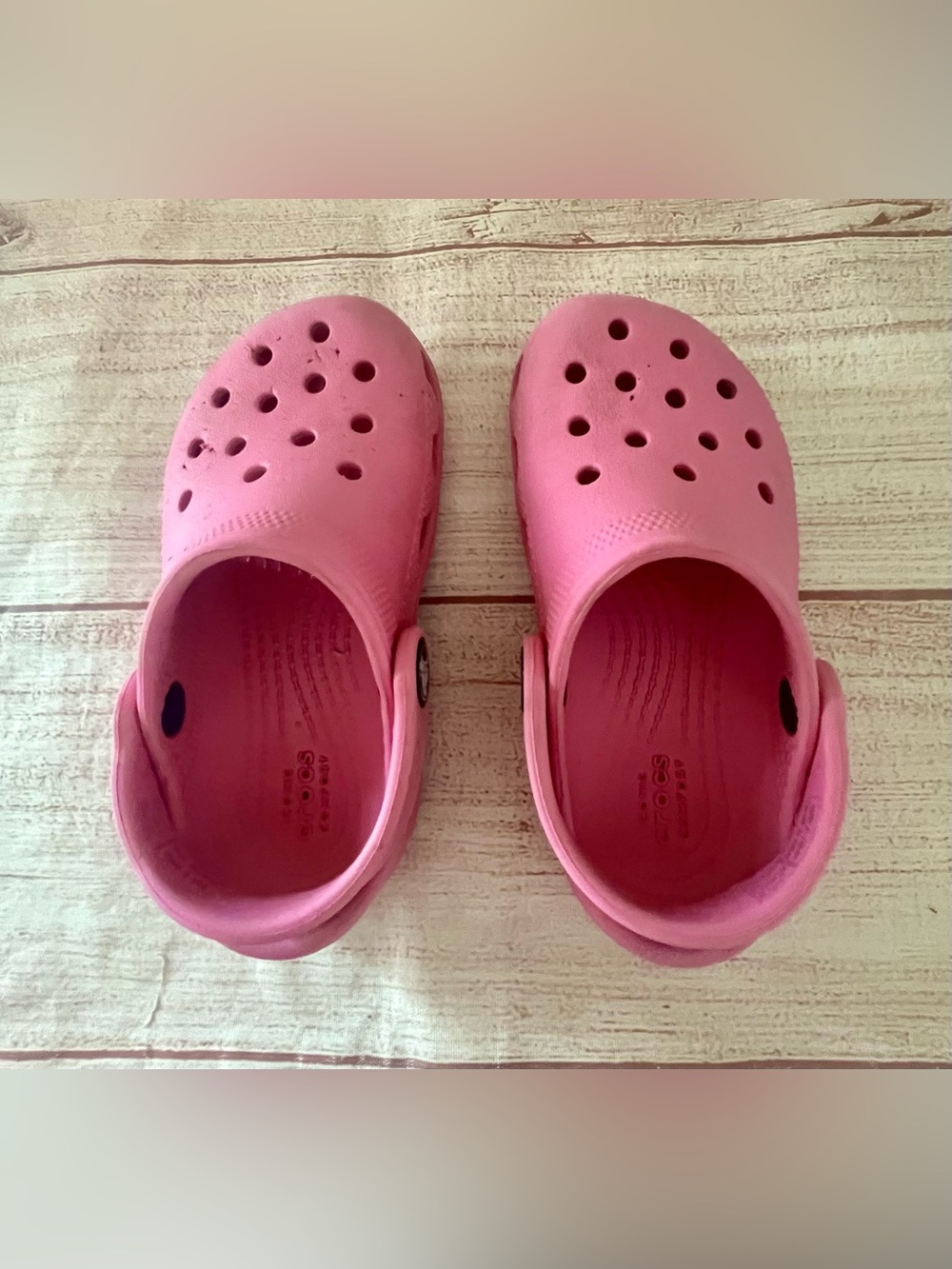 CROCS Kids Pink Water Clog